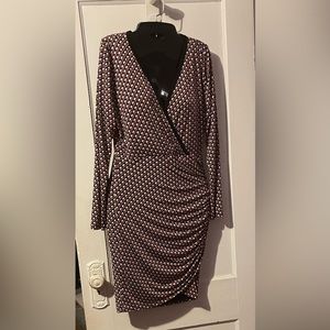 Crisscross Pattern Dress